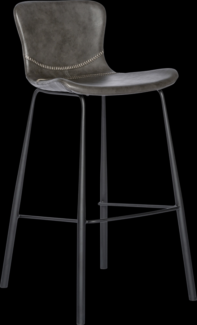 Daigle Dark Gray Barstool, Set of 2 - Thumbnail - Image 7