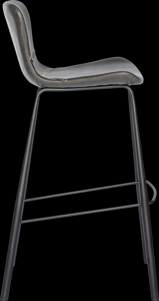 Daigle Dark Gray Barstool, Set of 2 - Thumbnail - Image 8