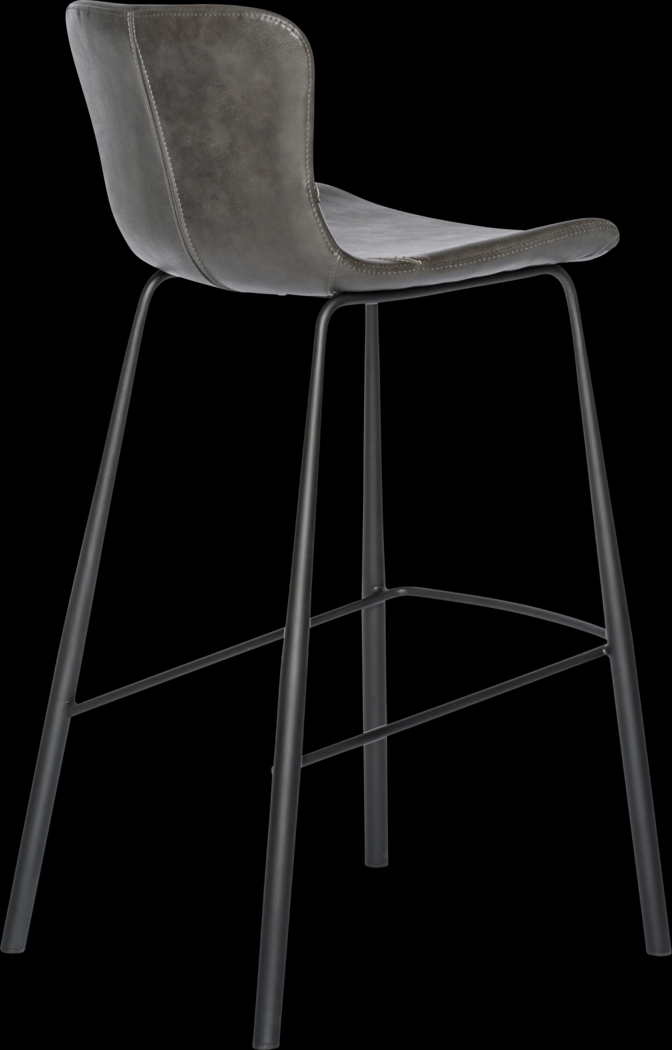 Daigle Dark Gray Barstool, Set of 2 - Thumbnail - Image 9