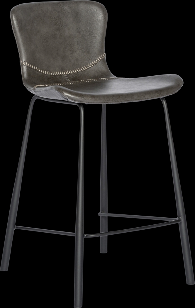 Daigle Dark Gray Counter Stool, Set of 2 - Thumbnail - Image 5