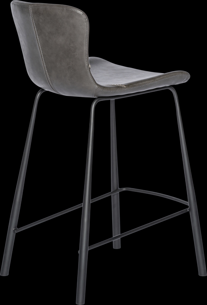 Daigle Dark Gray Counter Stool, Set of 2 - Thumbnail - Image 7