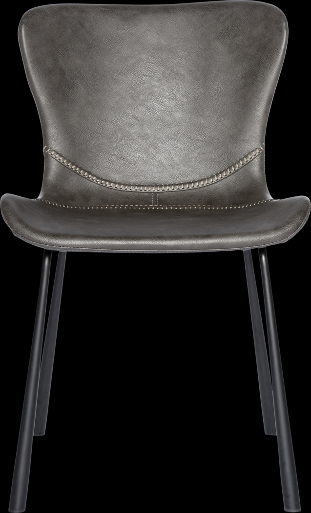 Daigle Dark Gray Dining Chair, Set of 2 - Thumbnail - Image 3