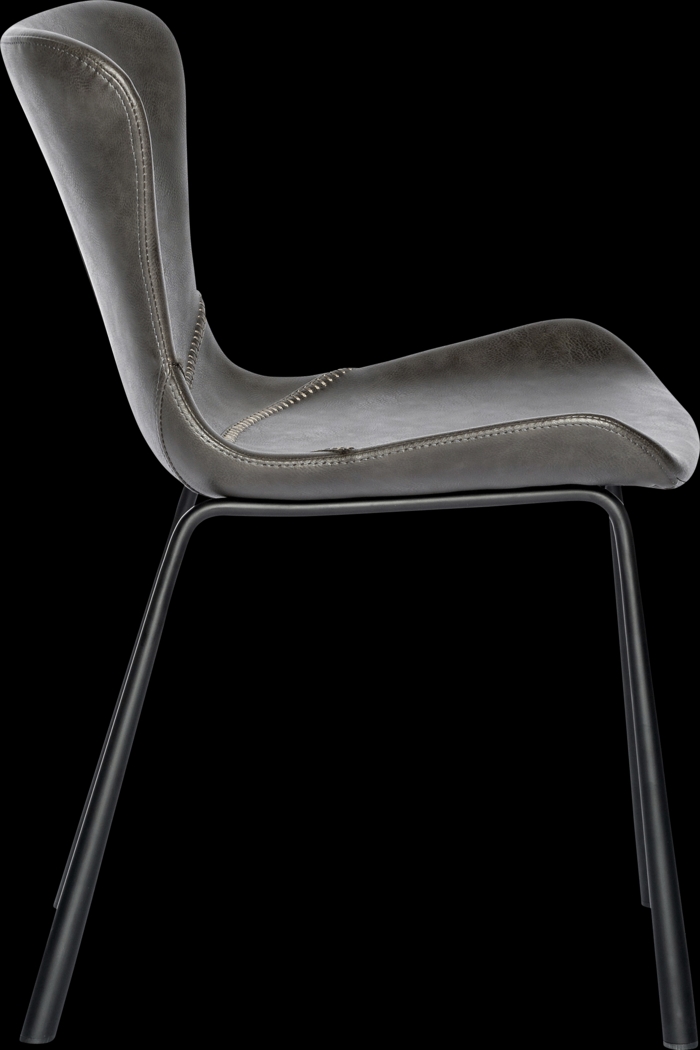 Daigle Dark Gray Dining Chair, Set of 2 - Thumbnail - Image 5