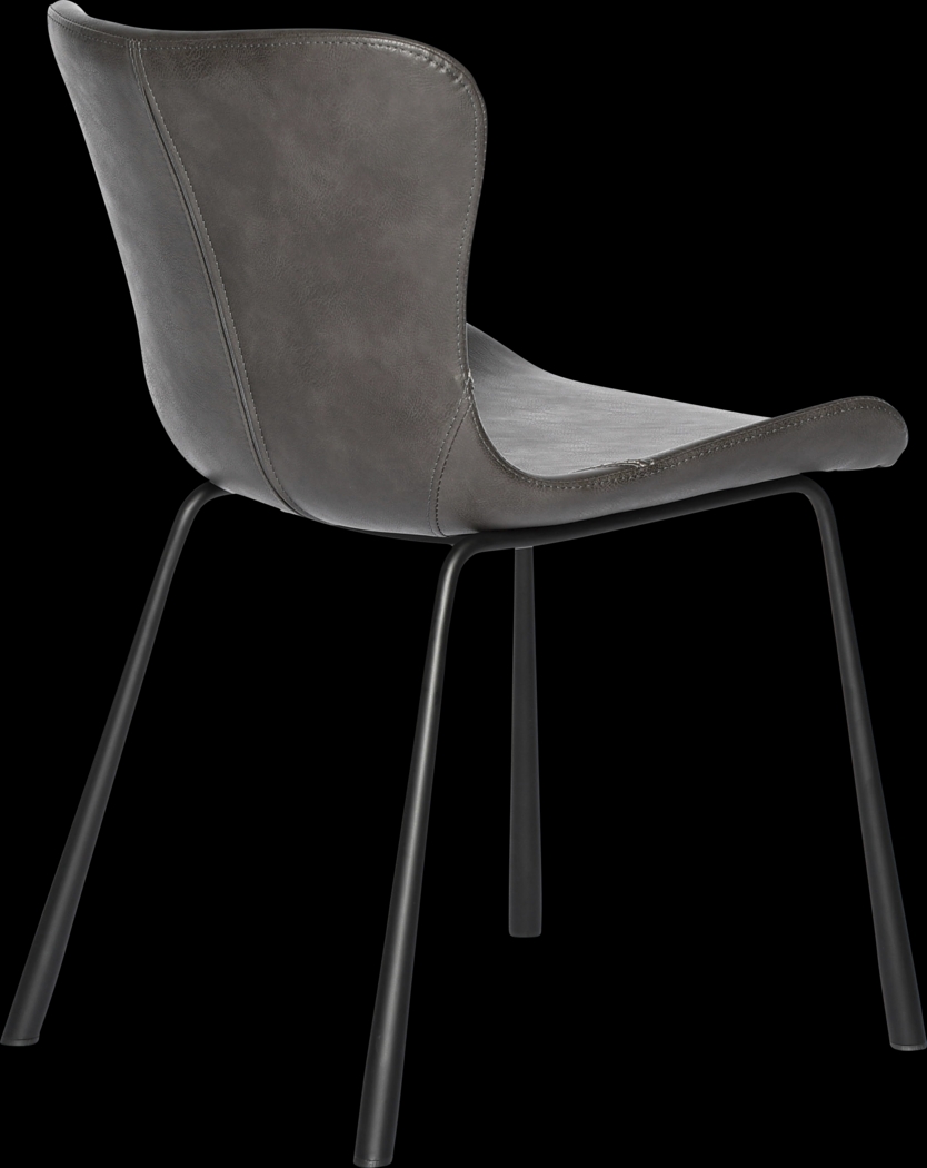 Daigle Dark Gray Dining Chair, Set of 2 - Thumbnail - Image 6