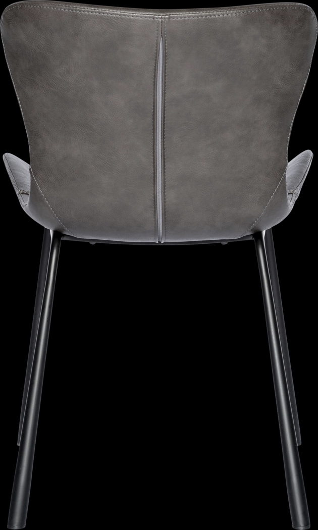 Daigle Dark Gray Dining Chair, Set of 2 - Thumbnail - Image 7