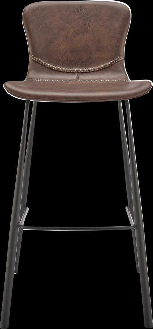Daigle II Brown Barstool, Set of 2 - Thumbnail - Image 2