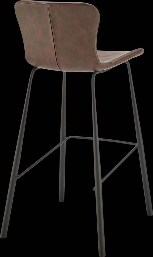 Daigle II Brown Barstool, Set of 2 - Thumbnail - Image 4