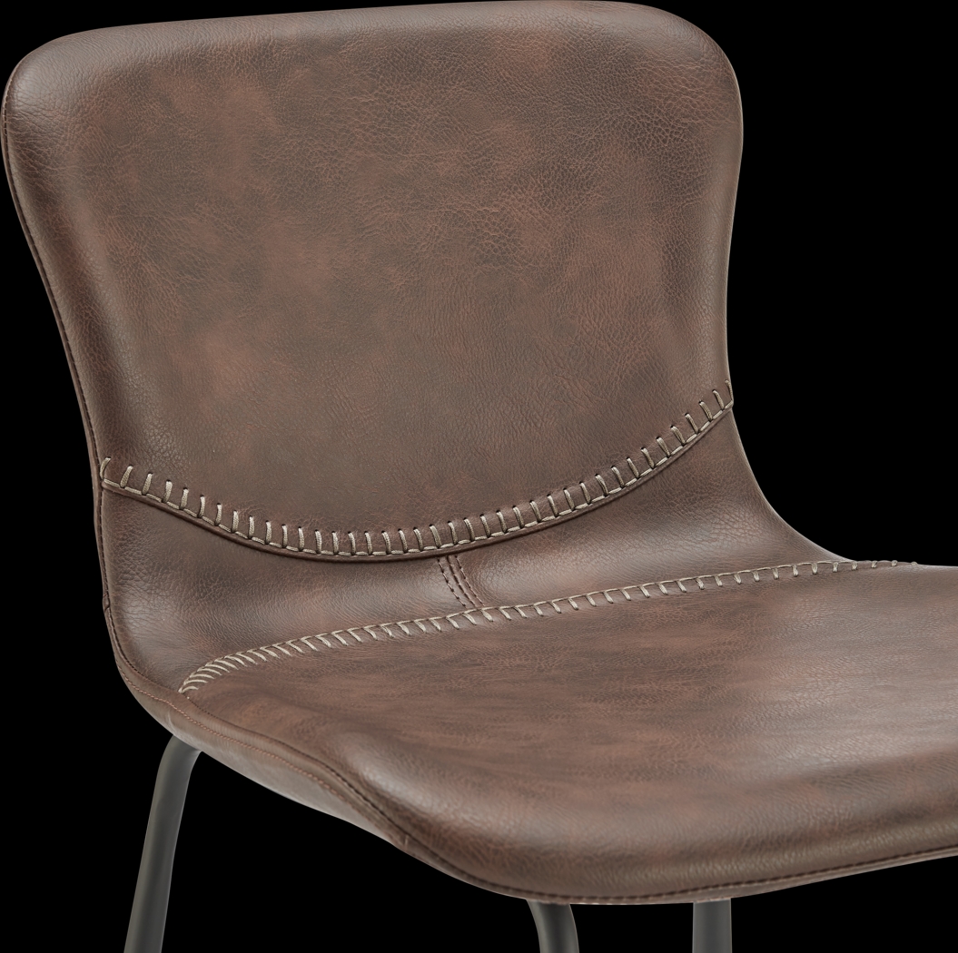 Daigle II Brown Counter Stool, Set of 2 - Thumbnail - Image 6