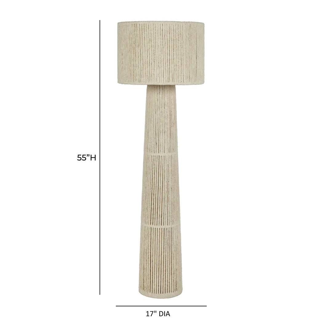 Daika Natural Floor Lamp - Thumbnail - Image 7