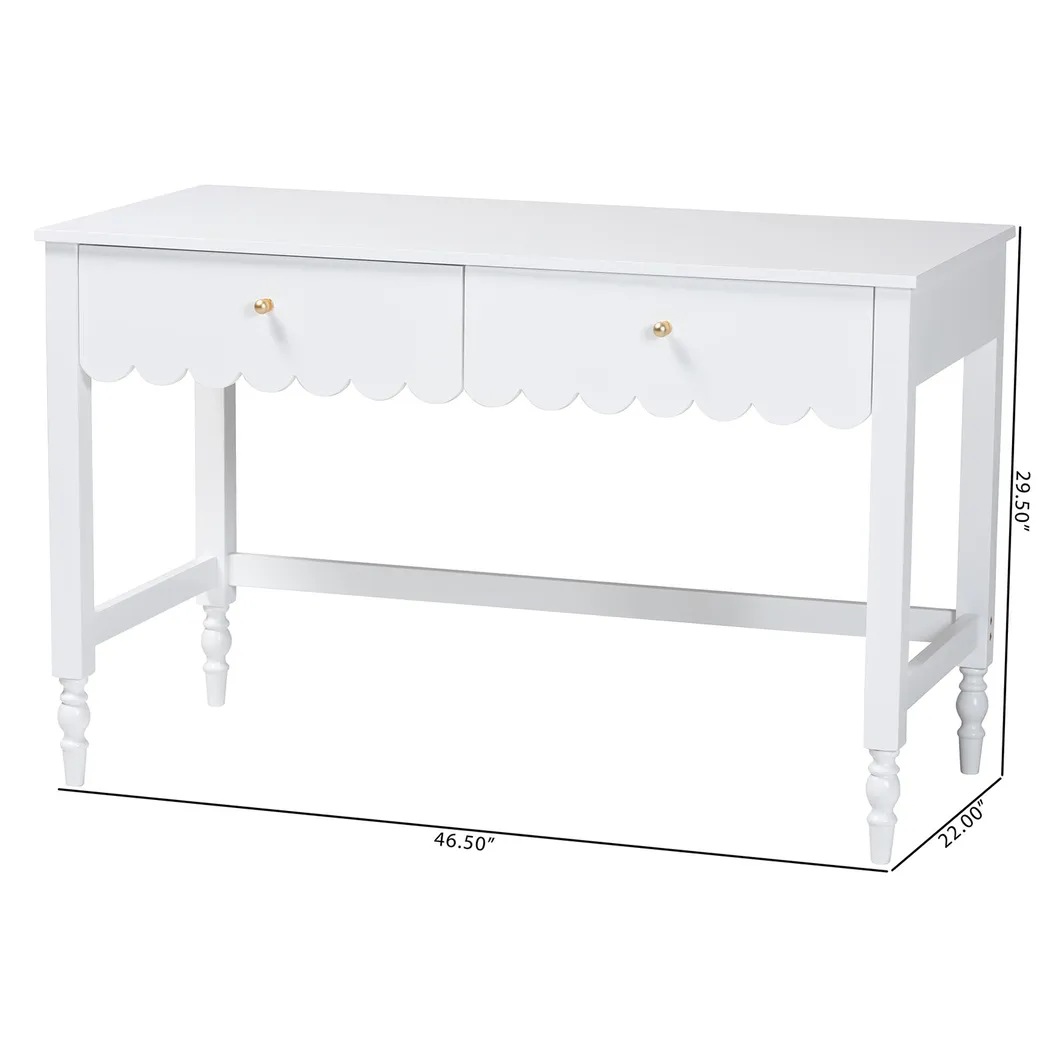 Daisae White Desk - Thumbnail - Image 4