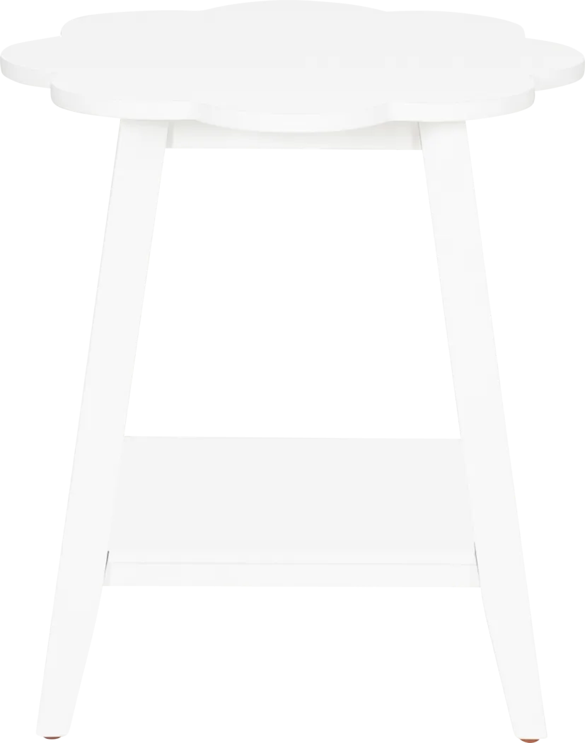 Daisy May White Accent Table - Thumbnail - Image 4