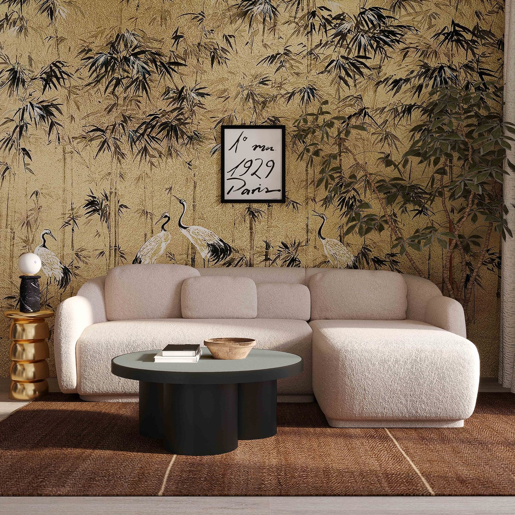 Daisylea Cream 2 Pc Right Arm Chaise Sectional - Thumbnail - Image 2