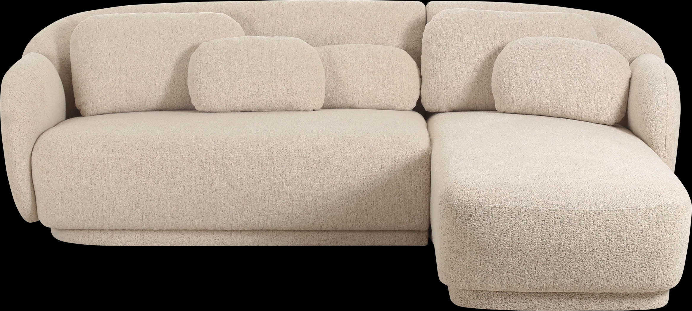 Daisylea Cream 2 Pc Right Arm Chaise Sectional - Thumbnail - Image 3