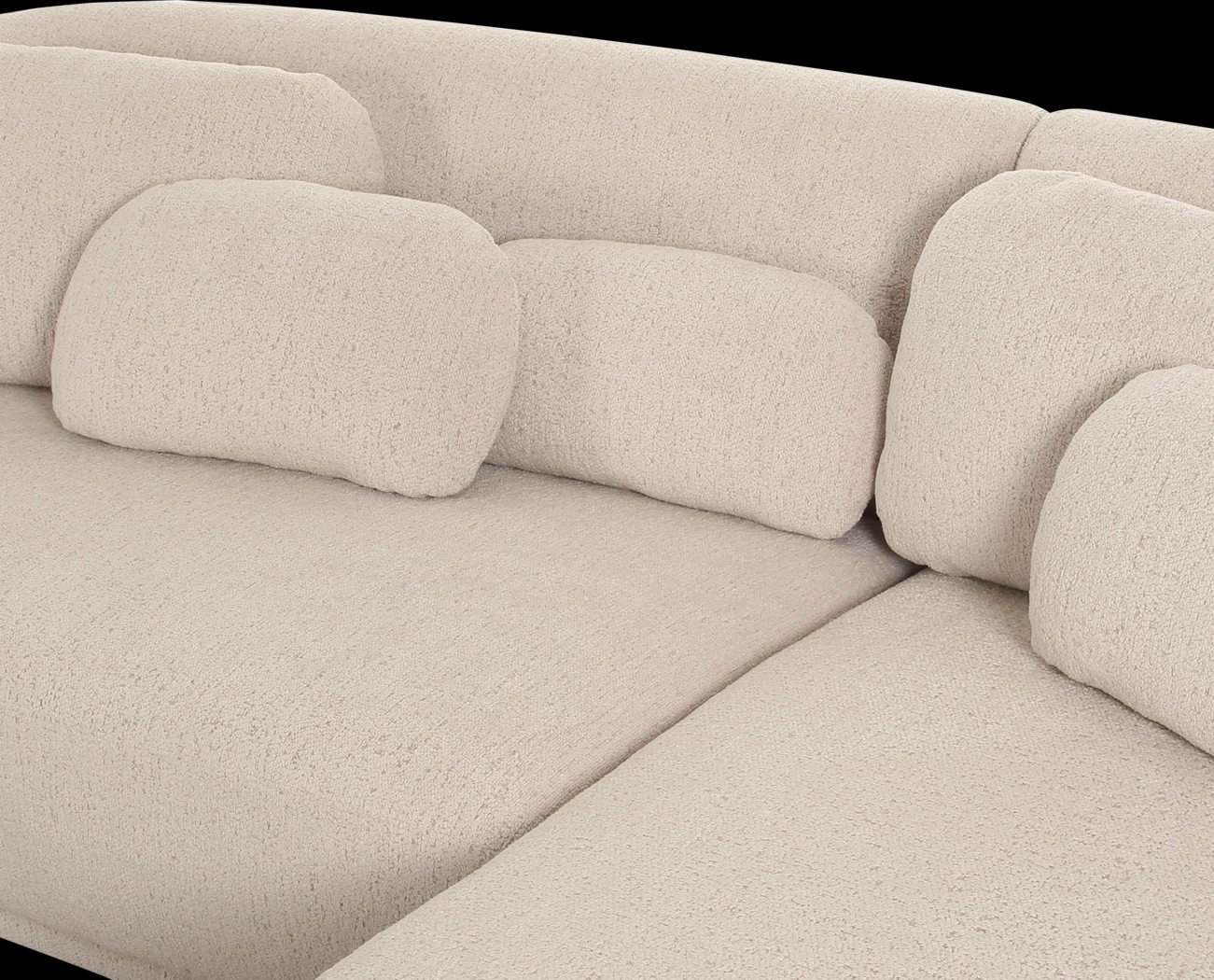 Daisylea Cream 2 Pc Right Arm Chaise Sectional - Thumbnail - Image 6