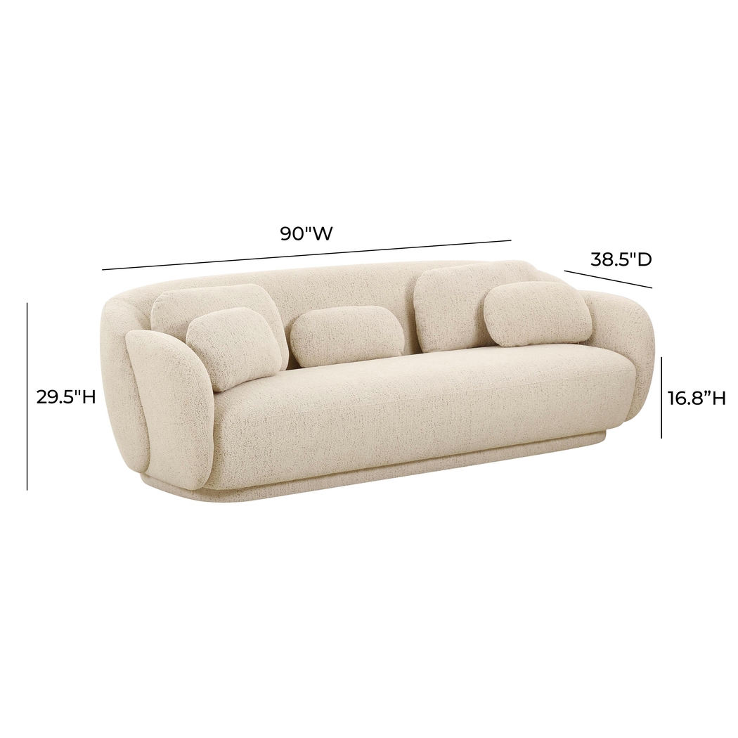 Daisylea Cream Sofa - Thumbnail - Image 5
