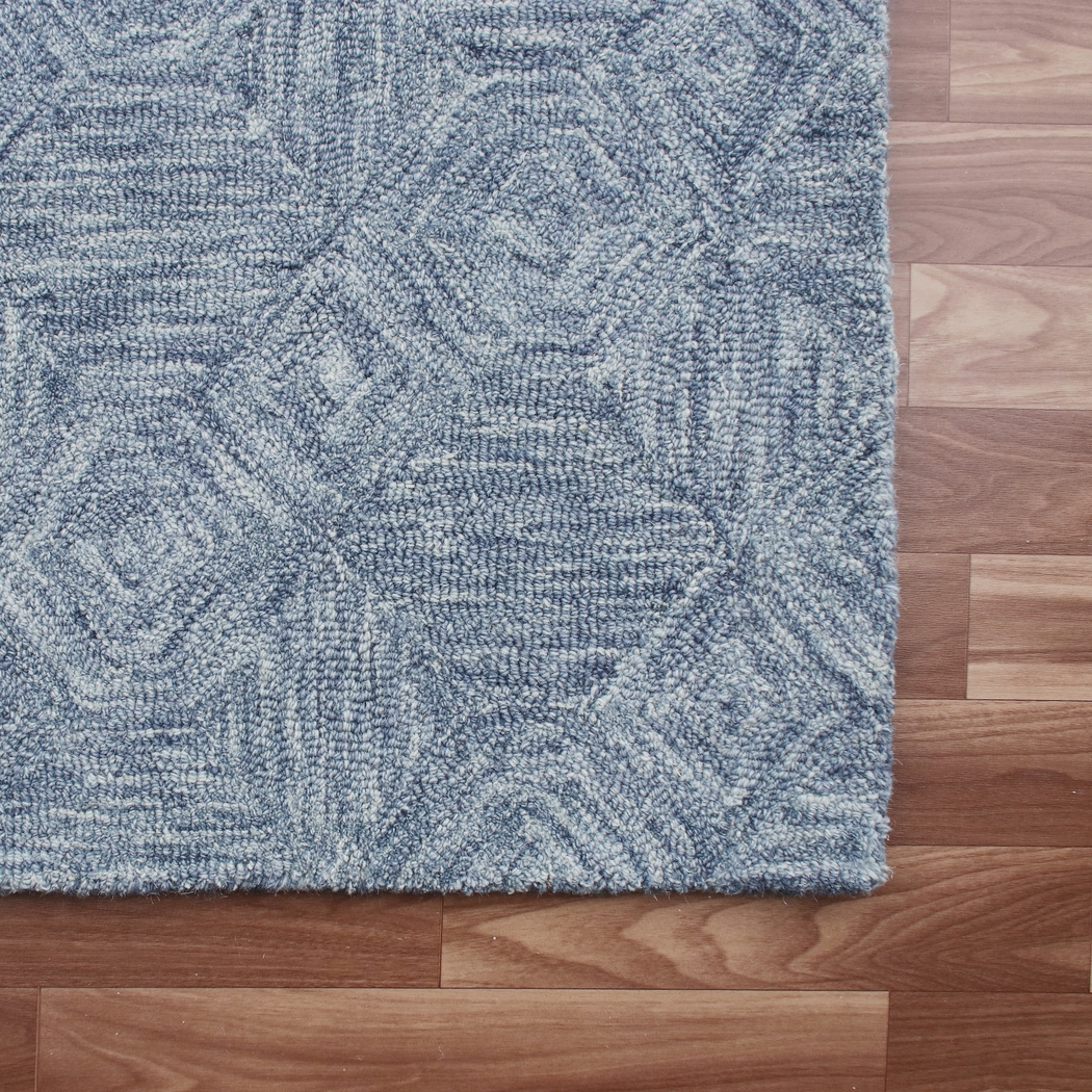Daju Blue 5' x 7'9 Rug - Thumbnail - Image 5