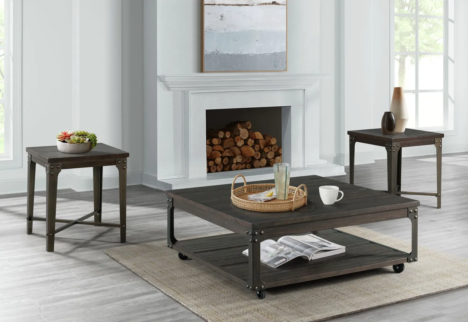 Dakarai Walnut End Table - Thumbnail - Image 2