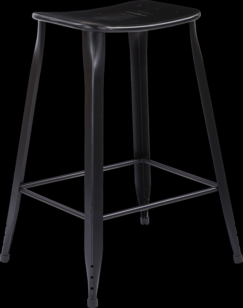 Dakin Black Counter Height Stool (Set of 2) - Thumbnail - Image 1