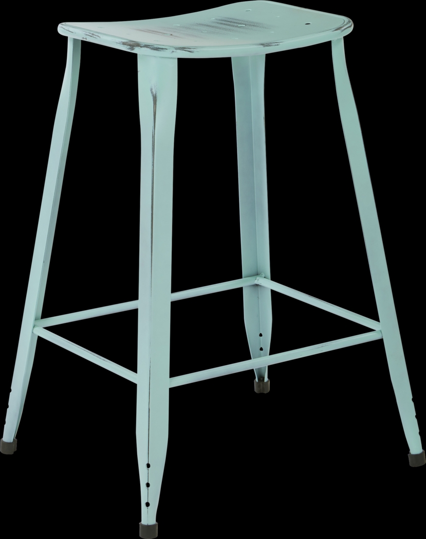 Dakin Blue Counter Height Stool (Set of 2) - Thumbnail - Image 1