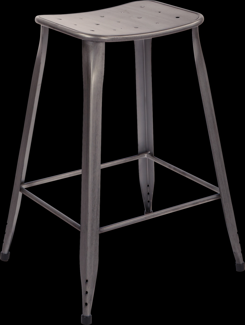 Dakin Gray Counter Height Stool (Set of 2) - Thumbnail - Image 1