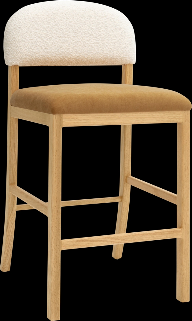 Dakotay Cognac Counter Height Stool - Thumbnail - Image 1