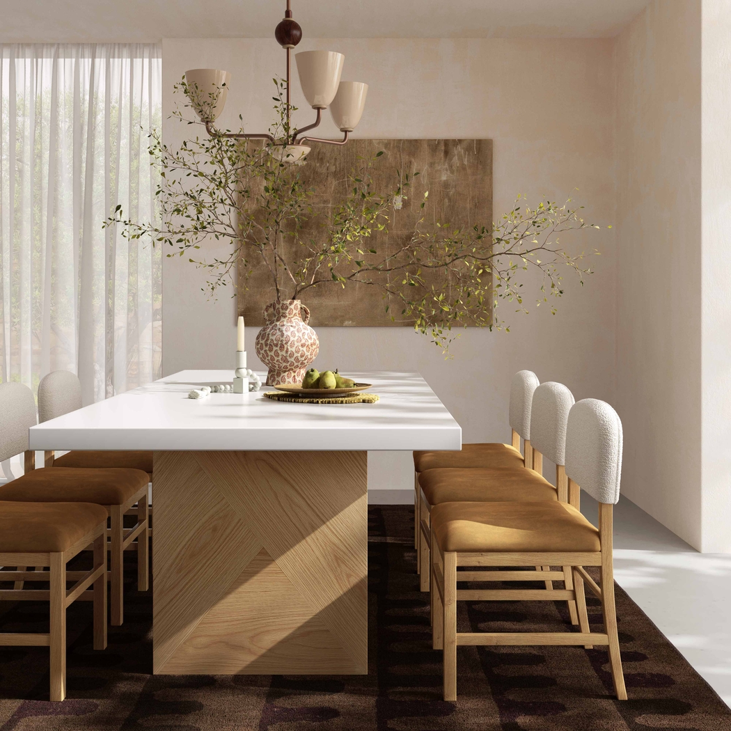 Dakotay Cognac Dining Chair - Thumbnail - Image 2