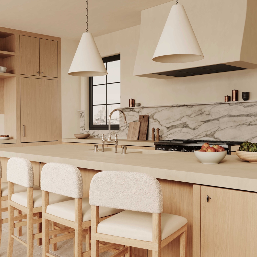 Dakotay Cream Counter Height Stool - Thumbnail - Image 2