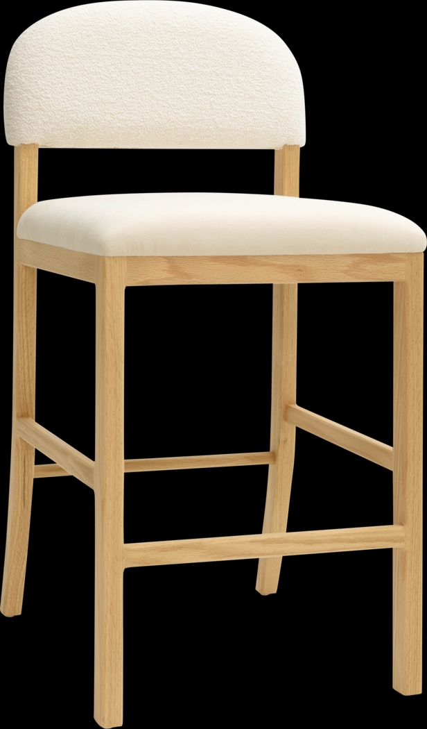 Dakotay Cream Counter Height Stool - Thumbnail - Image 1