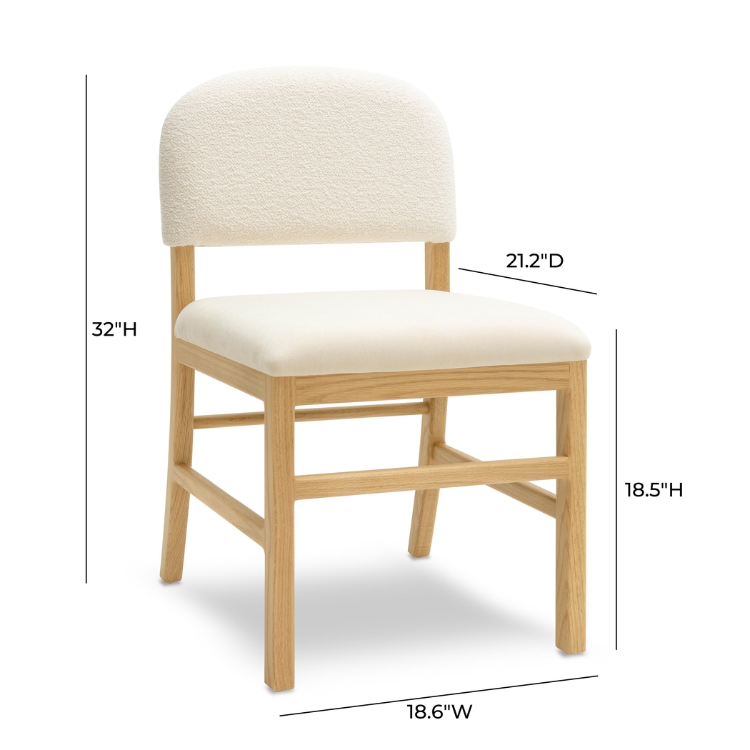 Dakotay Cream Dining Chair - Thumbnail - Image 6