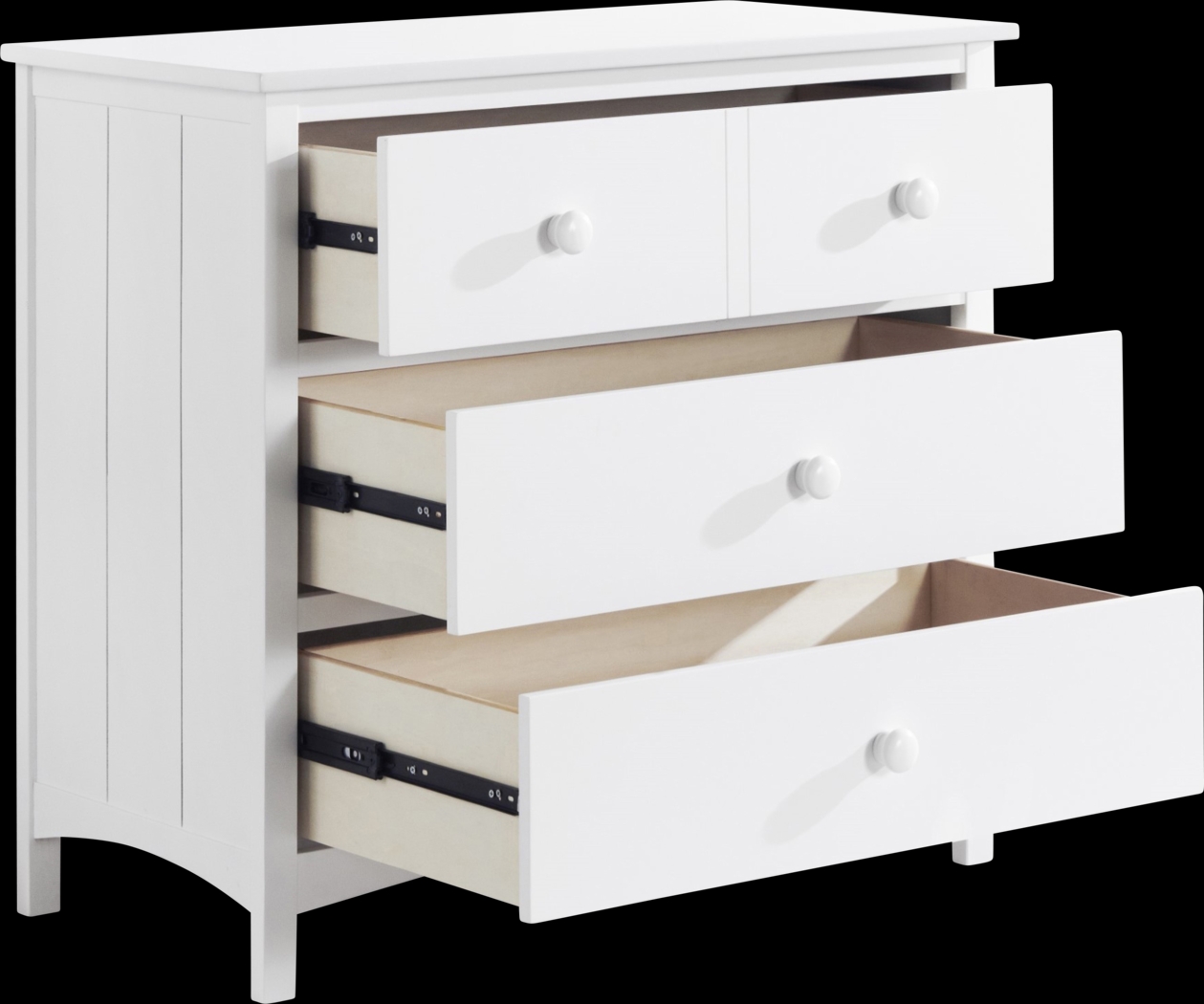 Dakson White Dresser - Thumbnail - Image 3