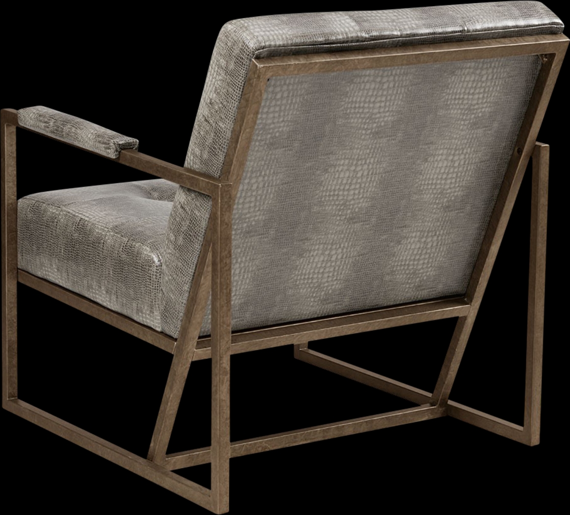 Dalark Gray Accent Chair - Thumbnail - Image 2