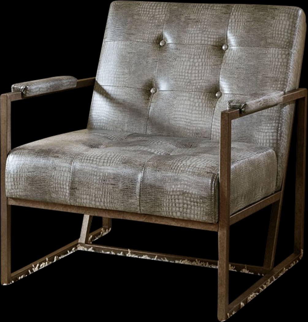 Dalark Gray Accent Chair - Thumbnail - Image 3