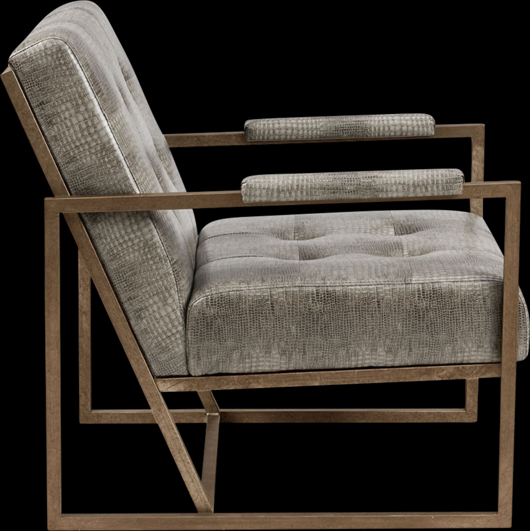 Dalark Gray Accent Chair - Thumbnail - Image 5
