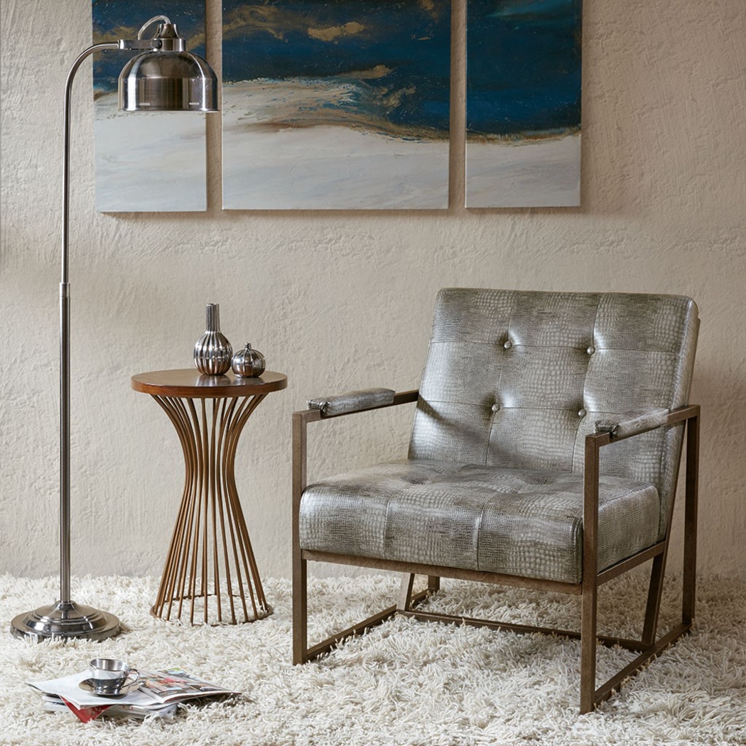 Dalark Gray Accent Chair - Thumbnail - Image 7