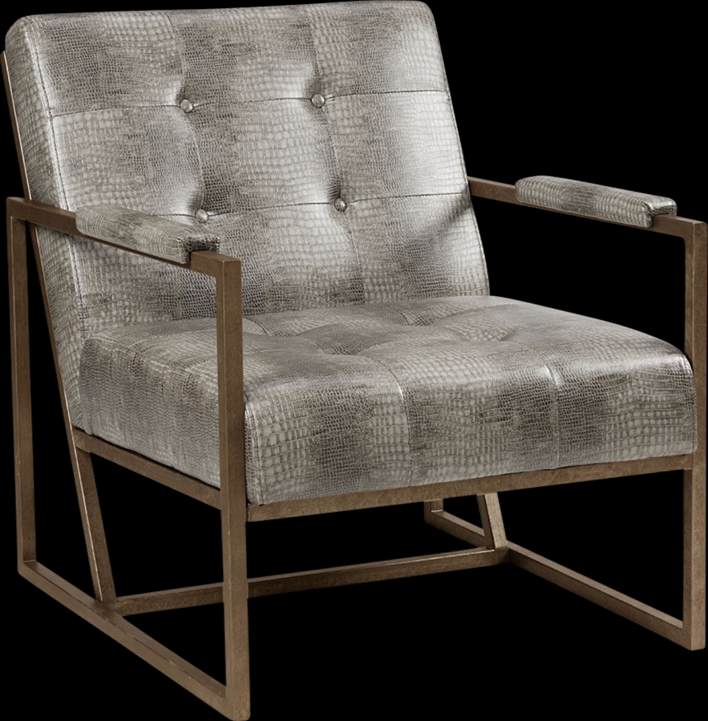Dalark Gray Accent Chair - Thumbnail - Image 1