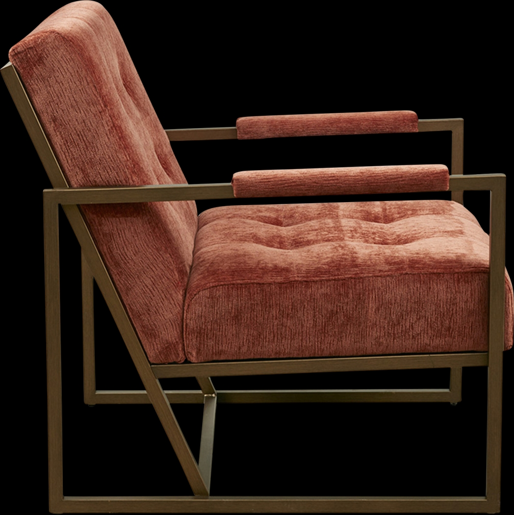 Dalark Red Accent Chair - Thumbnail - Image 3