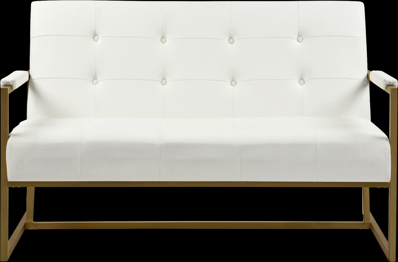 Dalark White Settee - Thumbnail - Image 2