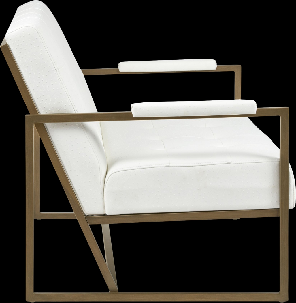 Dalark White Settee - Thumbnail - Image 3