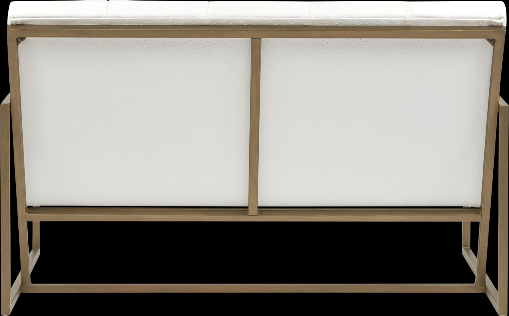 Dalark White Settee - Thumbnail - Image 4