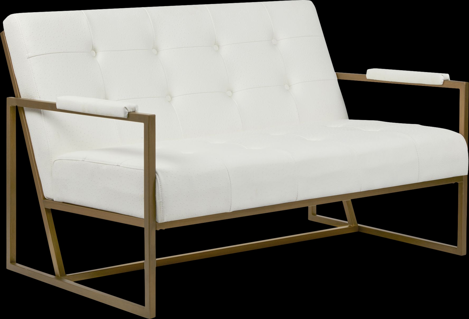 Dalark White Settee - Thumbnail - Image 1
