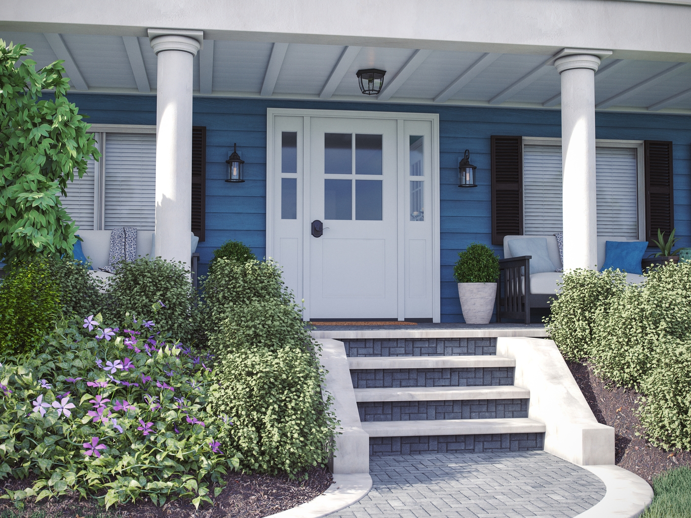 Dalea Black Outdoor Chandelier - Thumbnail - Image 3