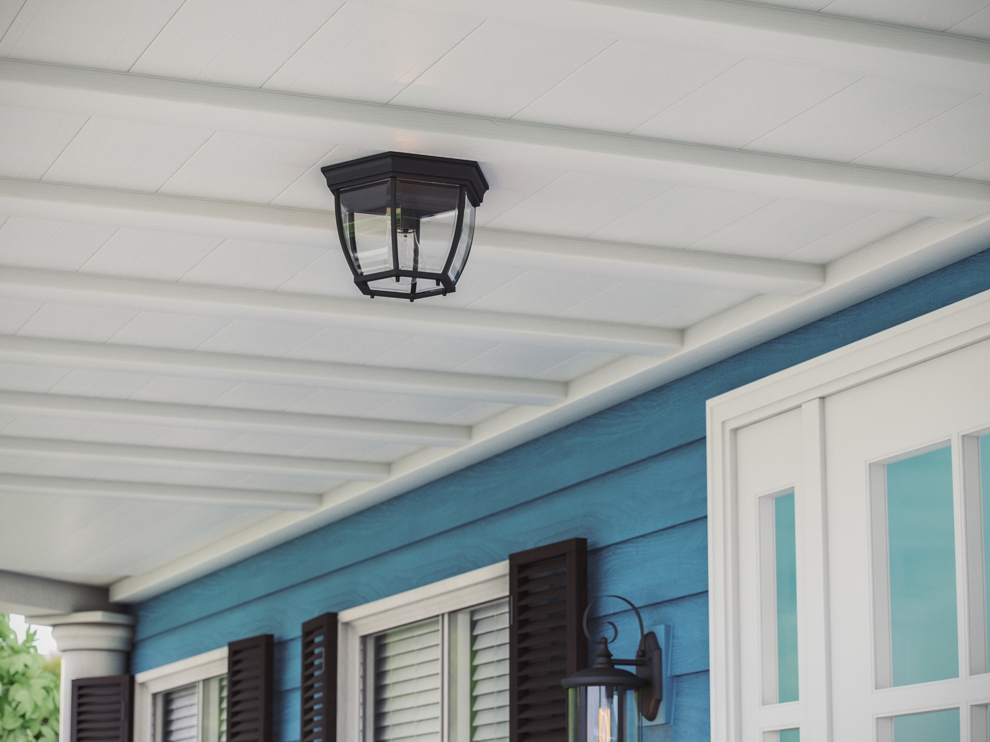 Dalea Black Outdoor Chandelier - Thumbnail - Image 5