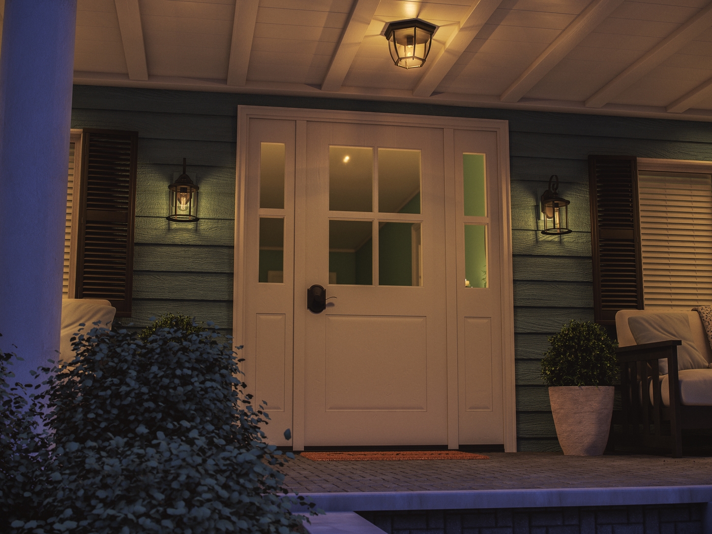 Dalea Black Outdoor Chandelier - Thumbnail - Image 9