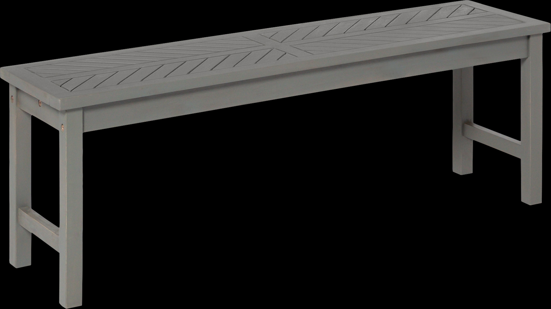 Dalea Gray Outdoor Accent Bench - Thumbnail - Image 1