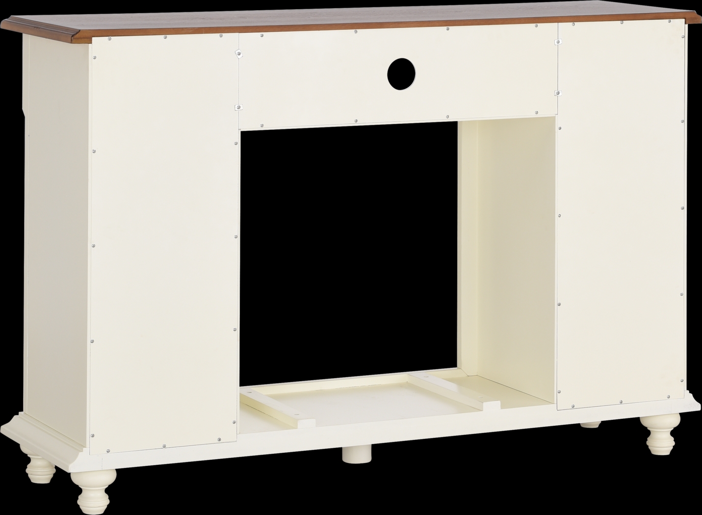 Dalecroft White 52 in. Console with Electric Fireplace - Thumbnail - Image 5