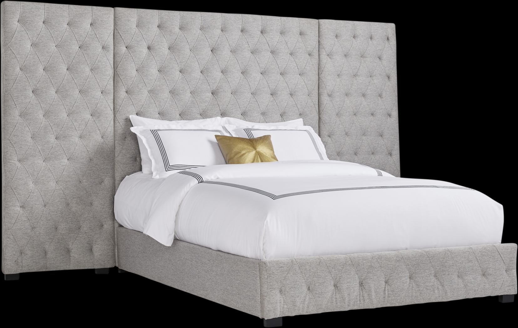 Dalena Gray 5 Pc Queen Wall Bed - Thumbnail - Image 2