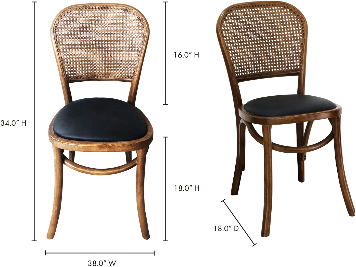 Dalerose Brown Side Chair, Set of 2 - Thumbnail - Image 7