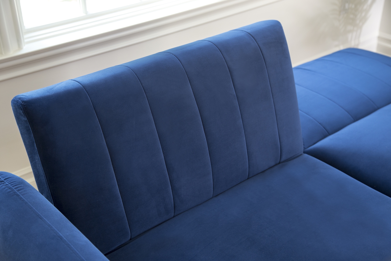 Dalessio Blue Futon - Thumbnail - Image 5