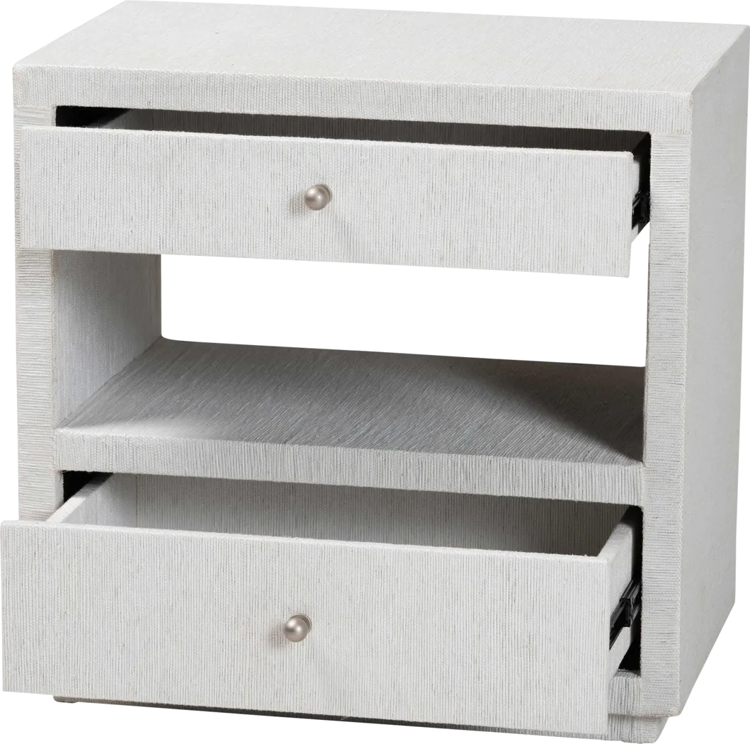 Dalid White Nightstand - Thumbnail - Image 7