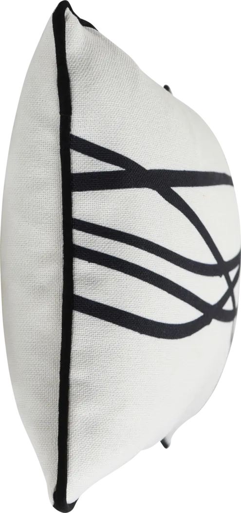Dalin Black Lumbar Pillow - Thumbnail - Image 2